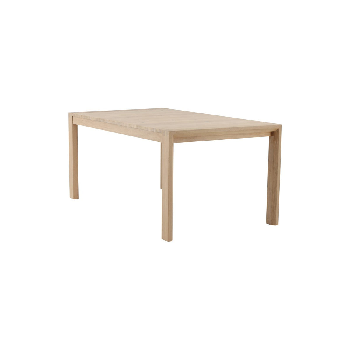 Slider Rektangulärt matbord Vitpigmenterad