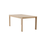 Slider Rektangulärt matbord Vitpigmenterad