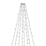 LED Amber Svart Kabel Julgransbelysning 240 cm