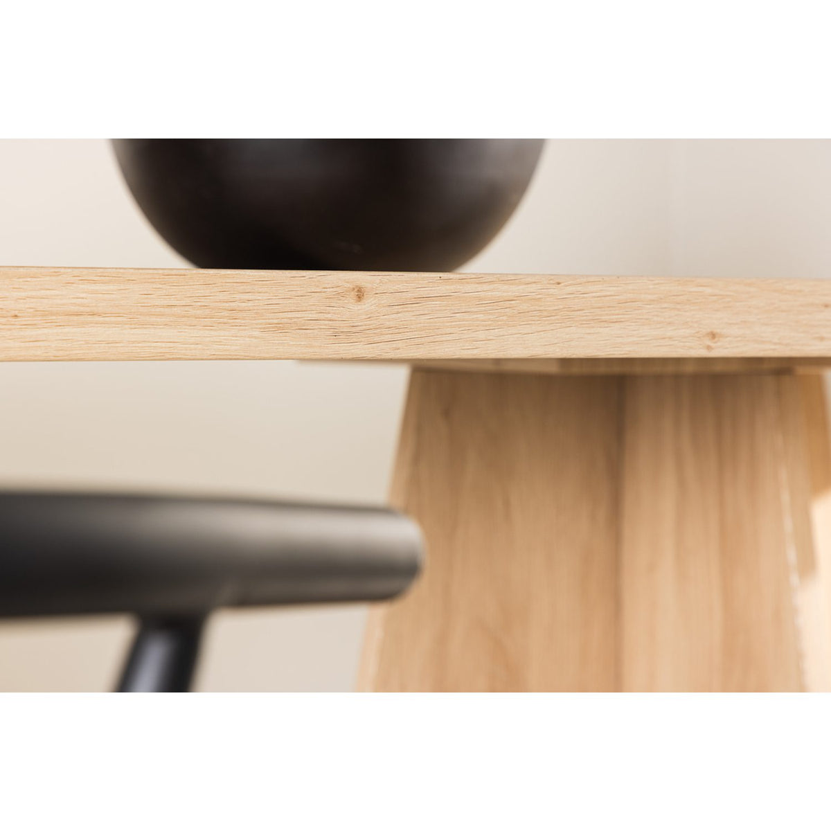 Bootcut Ovalt matbord Natur, 230 x 115