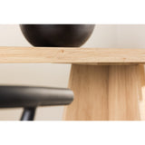 Bootcut Ovalt matbord Natur, 230 x 115