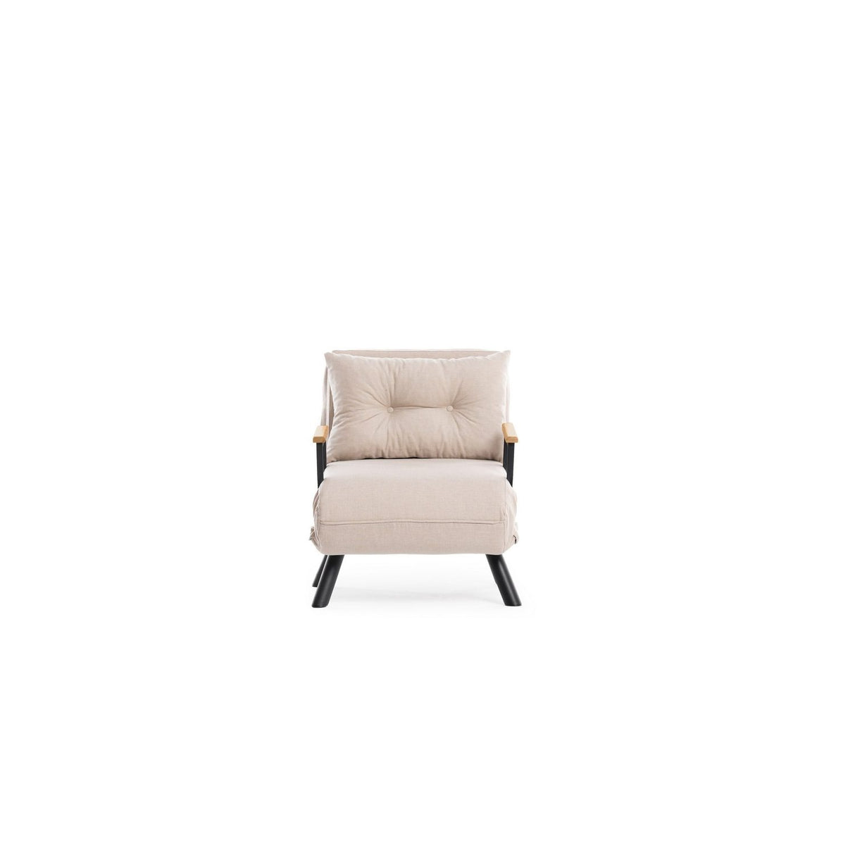 Tarawa v2 Enkel (26 x 120 x 60 cm) Creme 1-sits bäddsoffa