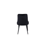 Velvet Deluxe Matstol Svart