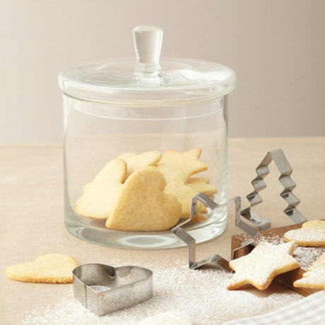 Top med lock Glasburk 20 cm