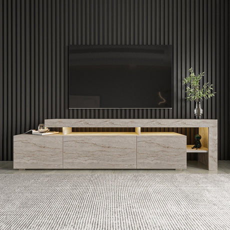 Helsingfors (192 x 53 x 37 cm) travertin TV-bänk