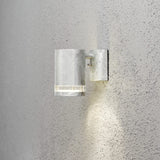 Modena GU10 Ned Transparent Vägglampa Ute Galvaniserad, 13 cm