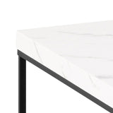 Barossa Soffbord 45x110x55 cm Vit Carrara