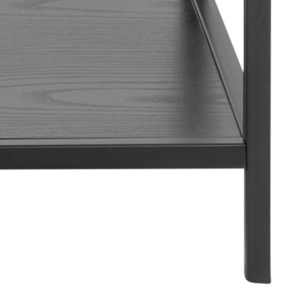 Seaford Konsolbord 79x100x35 cm Svart aska