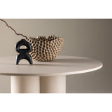 Olivia Runt matbord Beige