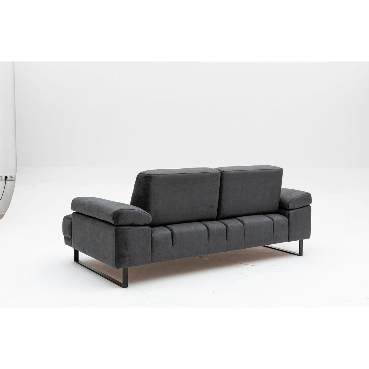 Kingston (199 x 99 x 83 cm) 2-sits bäddsoffa Antracit