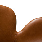 Gaia Stol Vintage Light Brown Art.Leather, Black