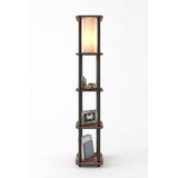 Porto Square (H 150 cm) Valnöt Golvlampa
