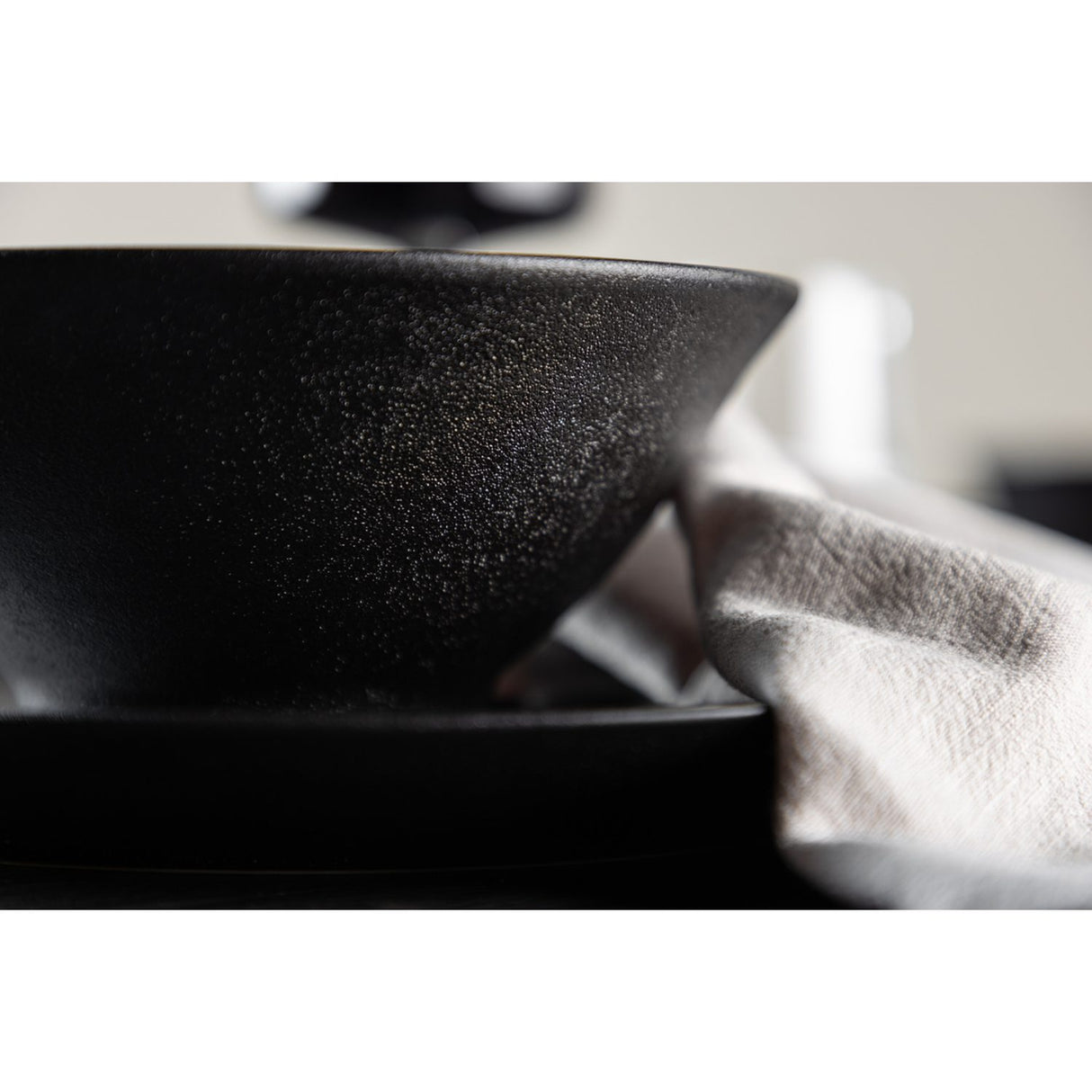 Wabi Sabi Skål Svart, ⌀18
