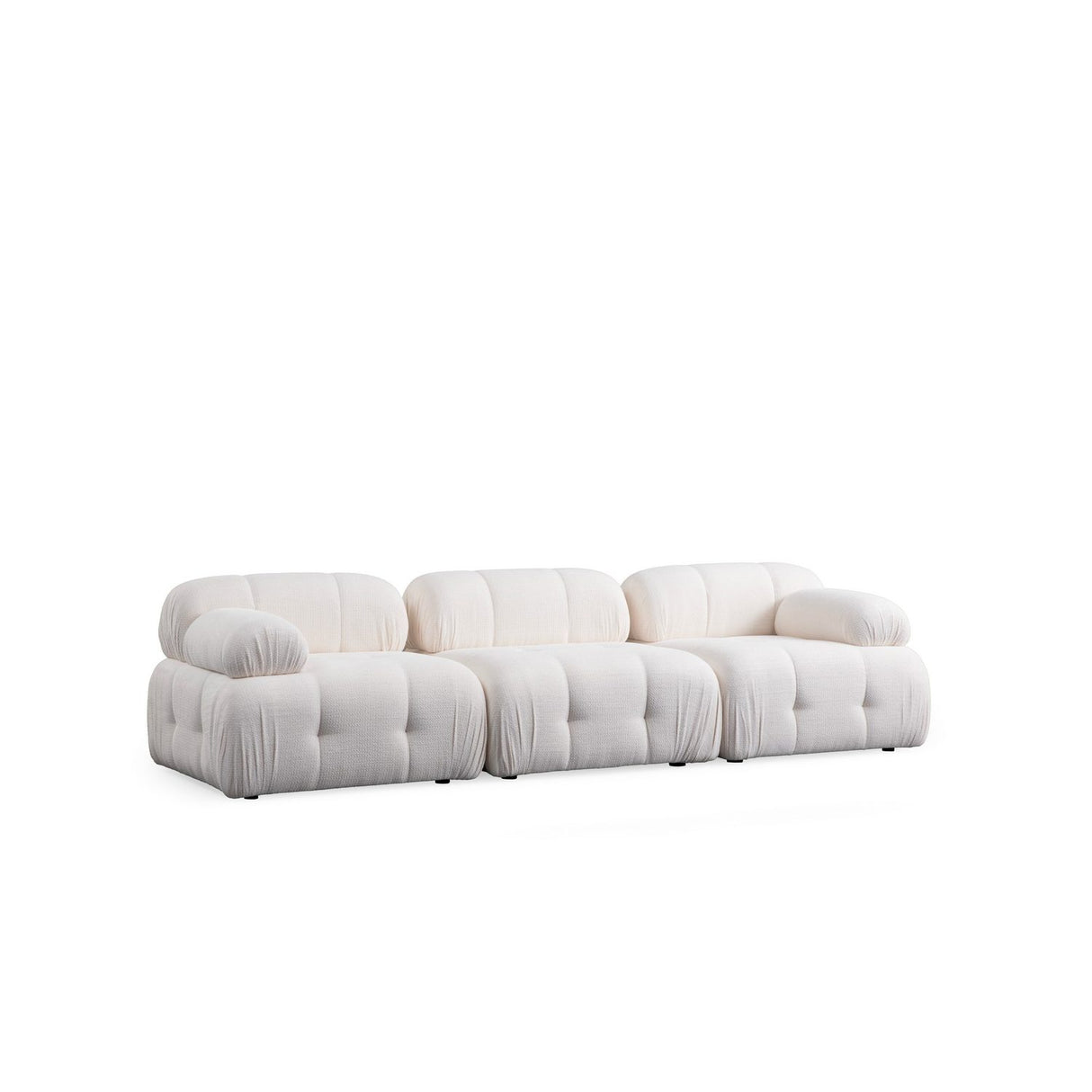 Siena 3 (290 x 95 x 75 cm) 3-sitssoffa Vit