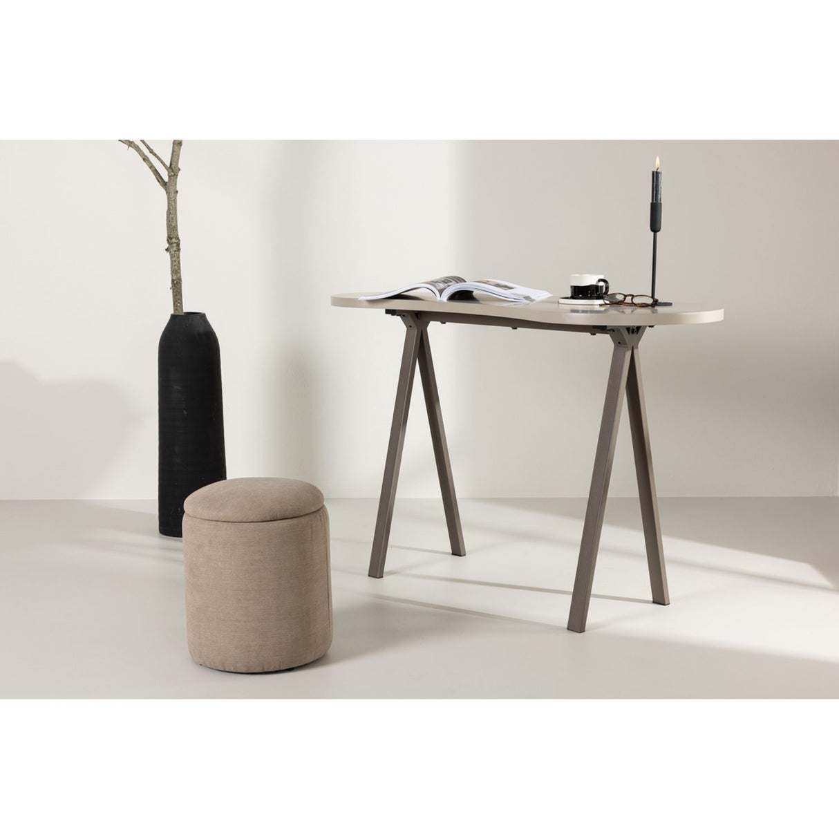Holmestrand Skrivbord Beige, 50 x 115
