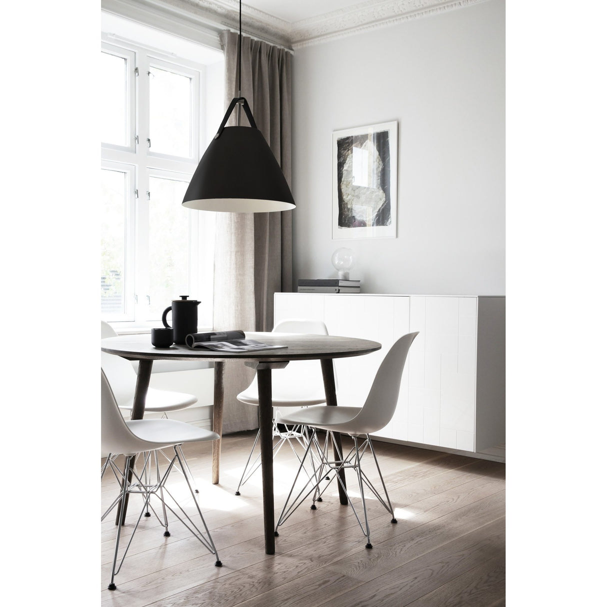 Strap Taklampa 36 cm, Svart