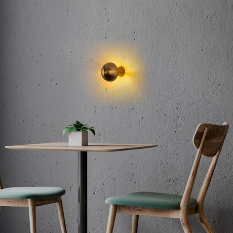 Cajo Vägglampa Guld 12 cm
