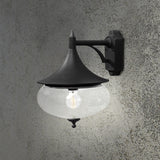 Libra E27 Ner 39.5 cm Vägglampa Ute Svart