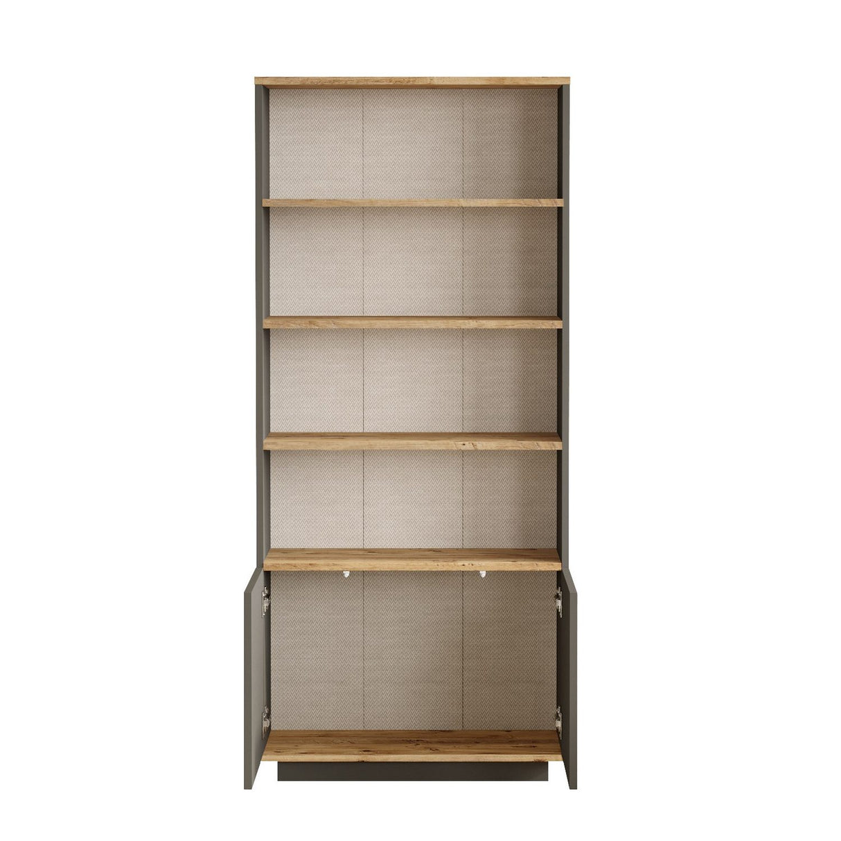 Helsingfors Open (75 x 168,3 x 26,8 cm) Bokhylla Atlantisk furu antracit