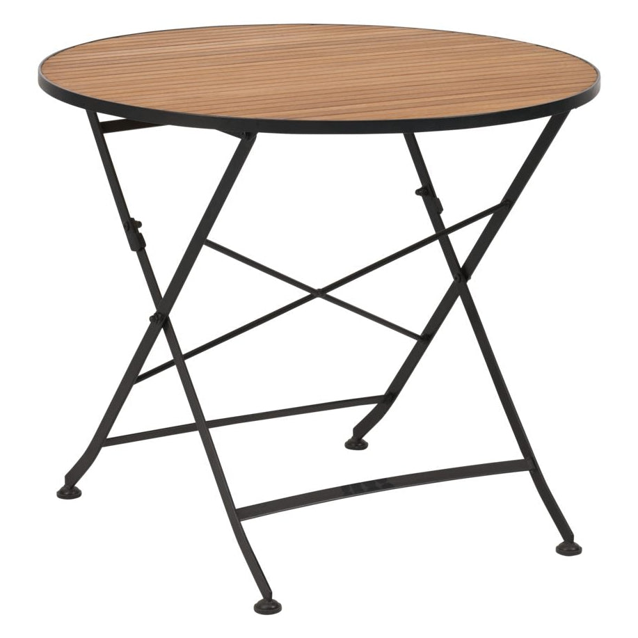 Brewer Matbord 85 cm Teak/Svart