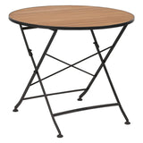 Brewer Matbord 85 cm Teak/Svart