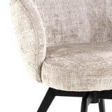 Maribo Matstol med Armstöd, återgång Juto tyg Beige