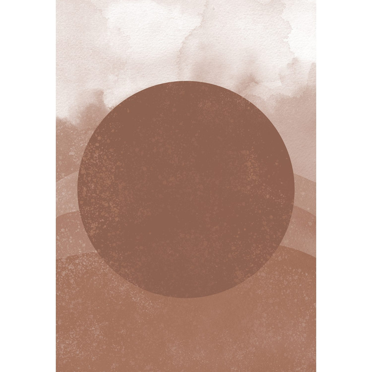 Mjuka nyanser Poster Brun, 21 x 30 cm
