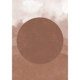 Mjuka nyanser Poster Brun, 21 x 30 cm