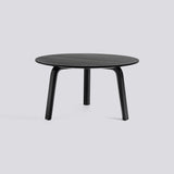 Bella Ø60 × H32 cm Soffbord Black – ek med vattenbaserad lack