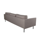 Zoom 3-sitssoffa Brun, Polyester