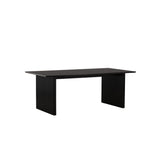 Vail Rektangulärt matbord Svart, MDF, 200 x 100