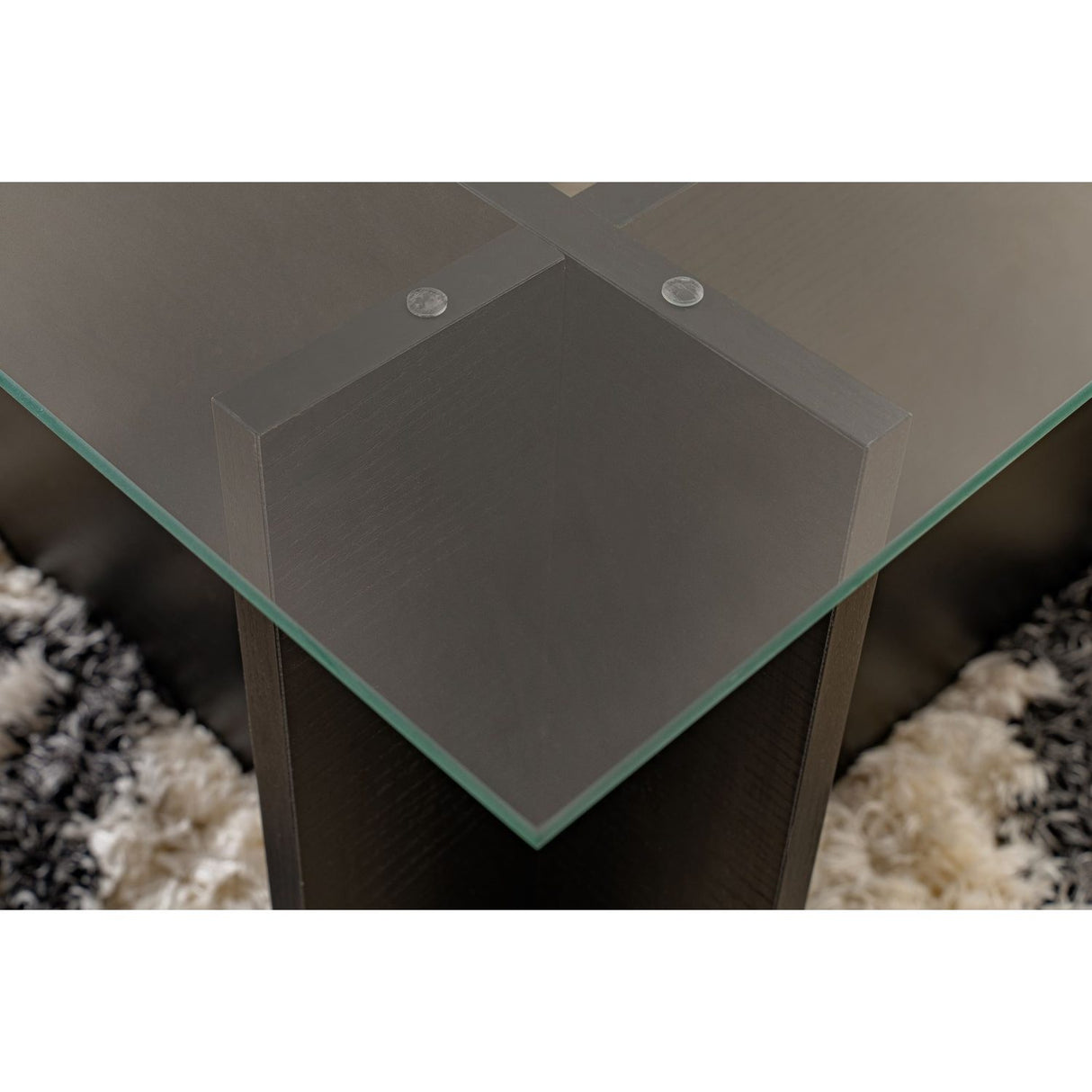 Paola Soffbord Wood Black