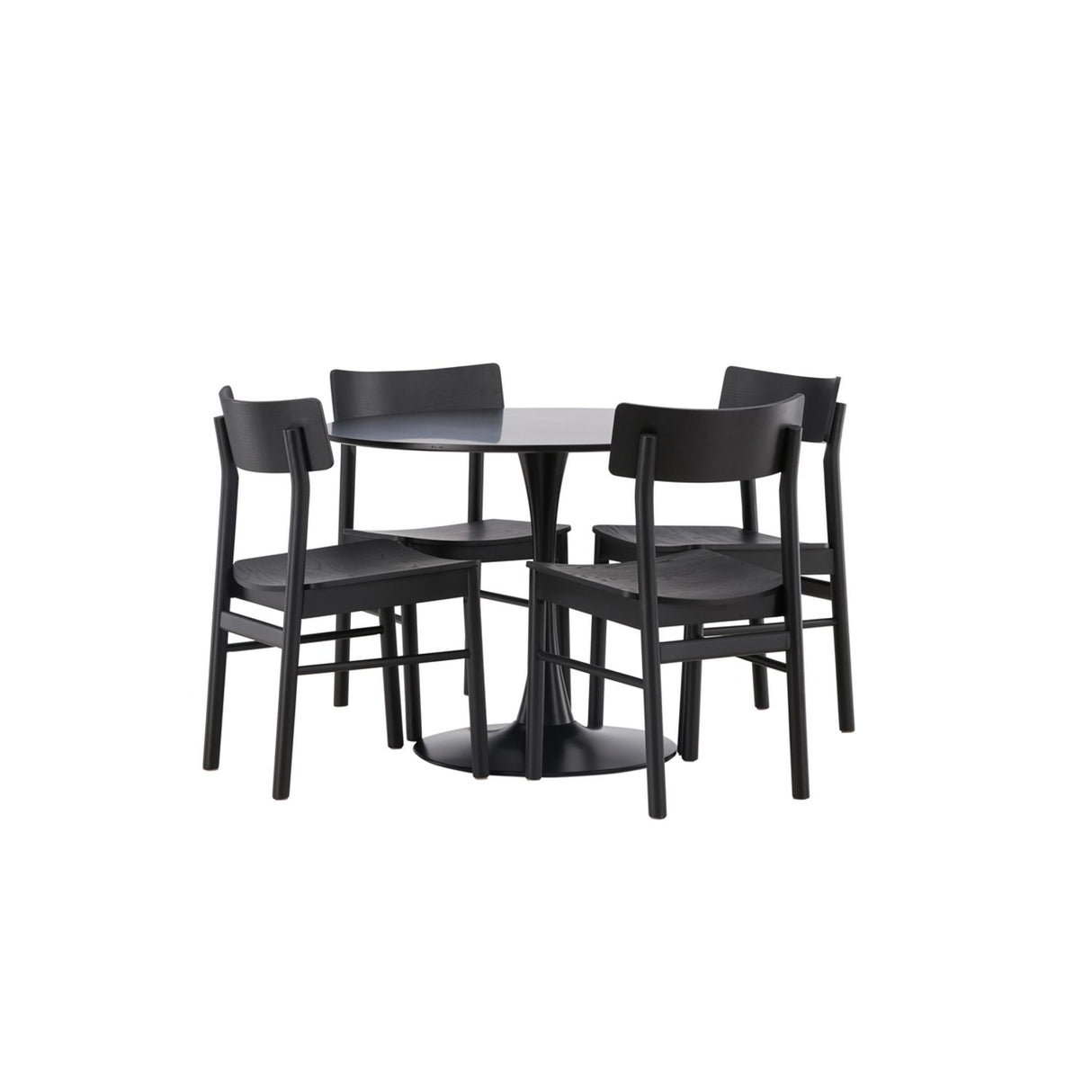 Glade, Montros Rund matgrupp Svart, Svart, ⌀100
