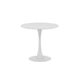 Hamden Runt matbord Vit, 80