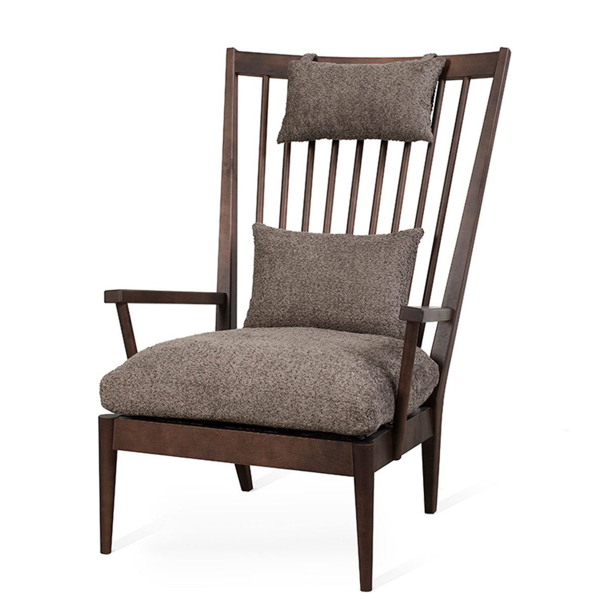 Orust Pinnafåtölj Rökbetsad, Brun dyna