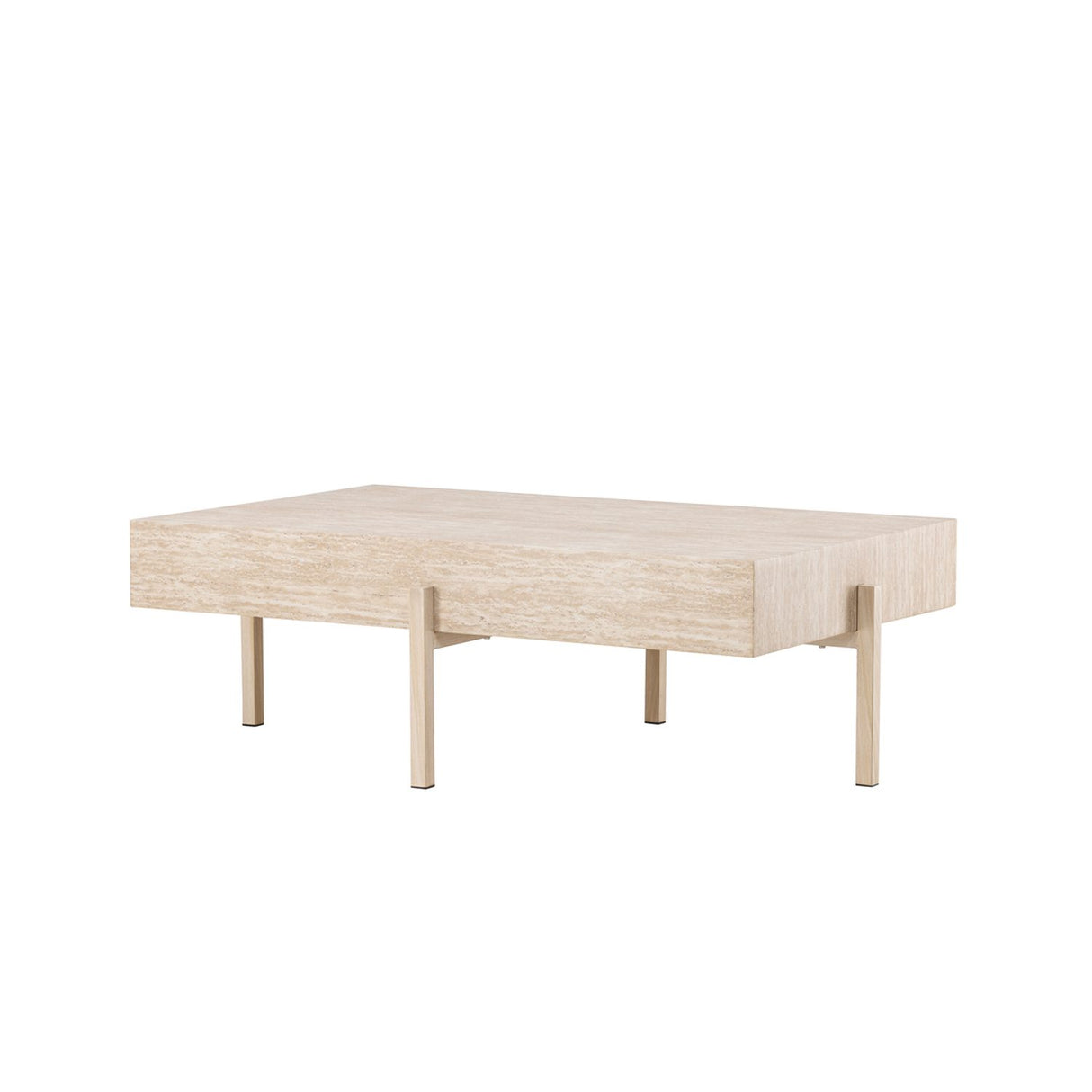 Vadholmen Soffbord Vitlaserad, 126 x 82 x 41
