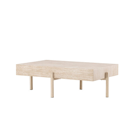 Vadholmen Soffbord Vitlaserad, 126 x 82 x 41