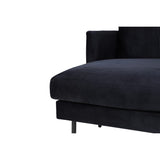 Zoom Schäslongsoffa Svart