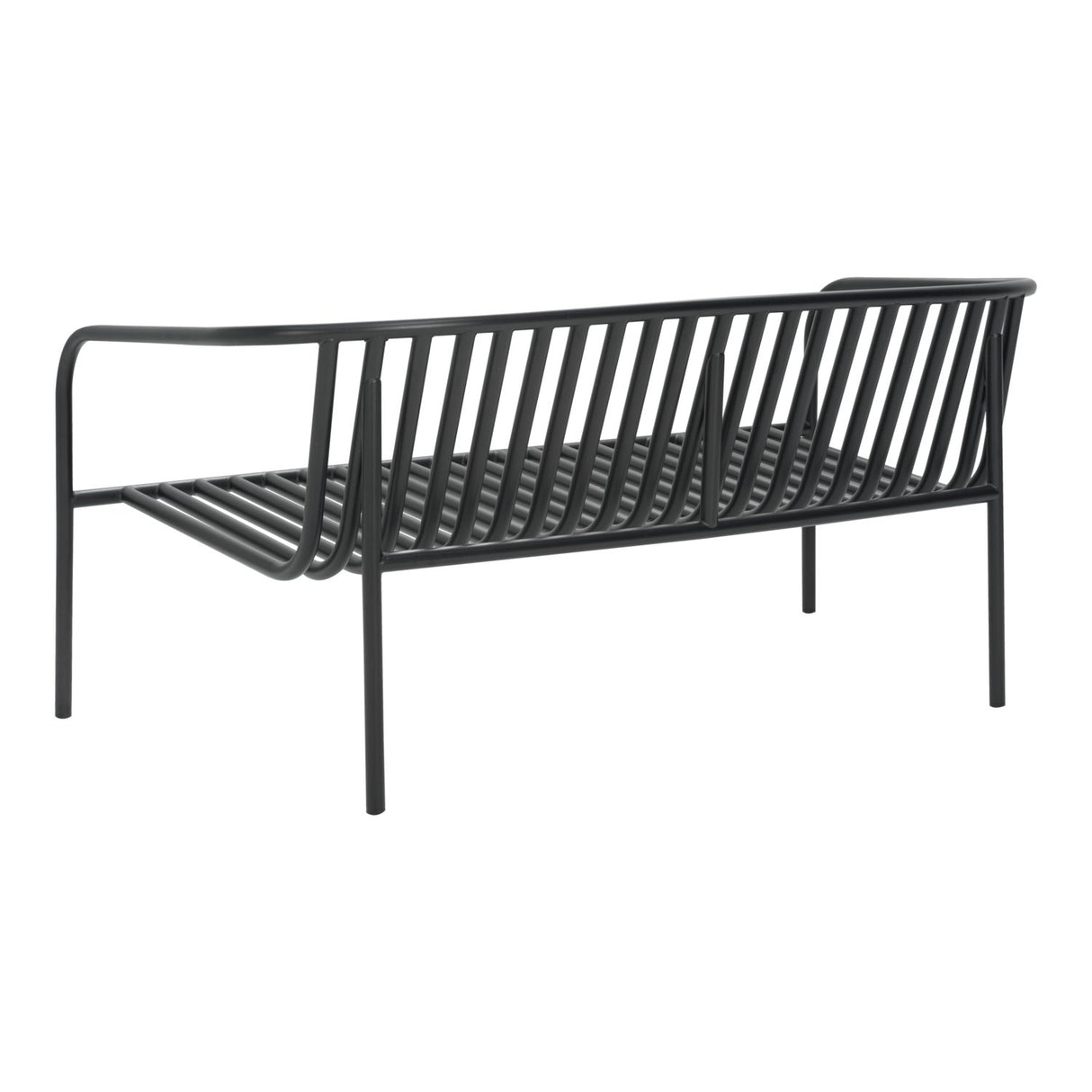 Bendt 2-sits Soffa 138x72 cm Svart/Teddy Ant