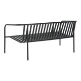 Bendt 2-sits Soffa 138x72 cm Svart/Teddy Ant