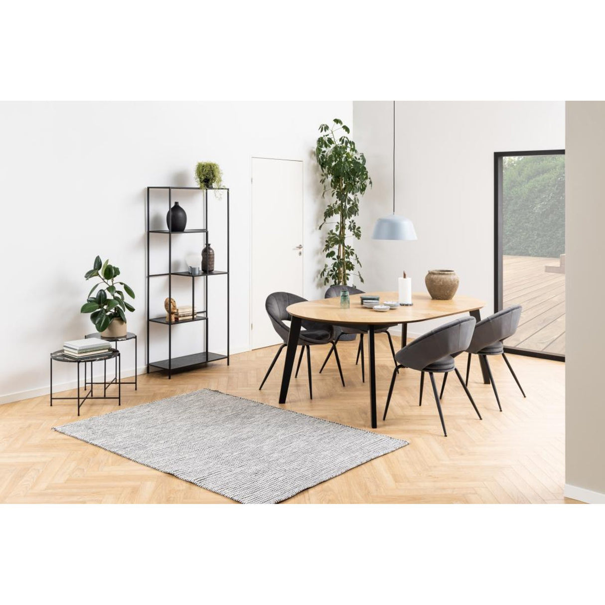 Tarbes Bokhylla 170x72x32 cm
