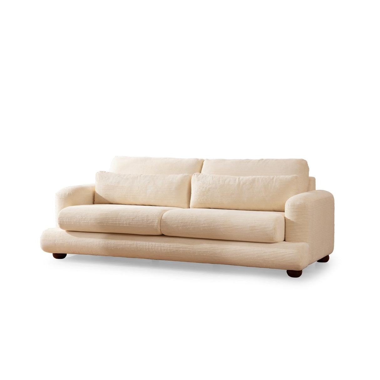 Faro (230 x 105 x 90 cm) Beige 3-sitssoffa
