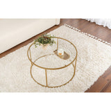 Senata Soffbord Guld transparent