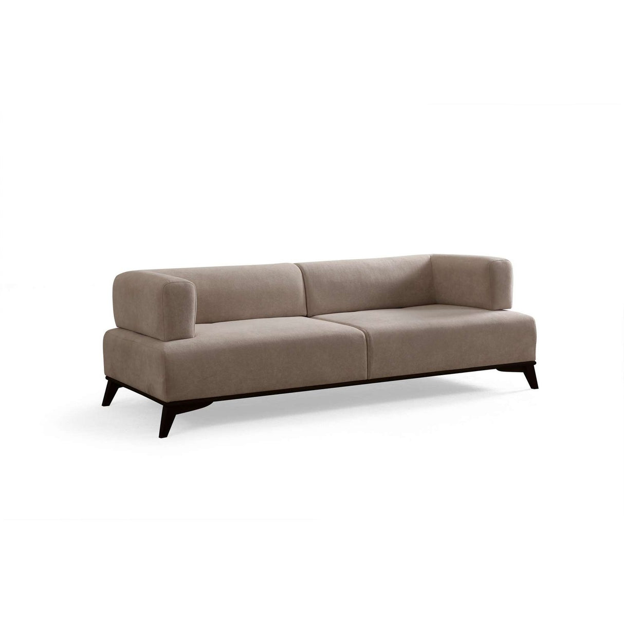 Atom 3-sits soffa Kräm / Svart