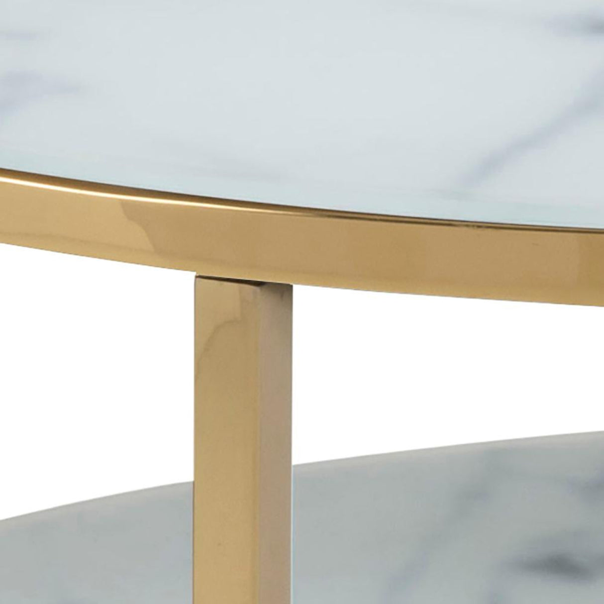 Versailles Soffbord med hylla 45x80x80 cm