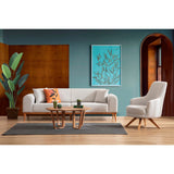 Lima 3-sits (220 x 84 x 77 cm) 3-sits bäddsoffa Creme