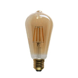 Glödlampa E27 LED ST64 Glödlampa Gul