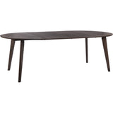 Sagene Matbord Brunlackad Ek, 130 cm