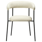 Plenti Stol Bone White, Black