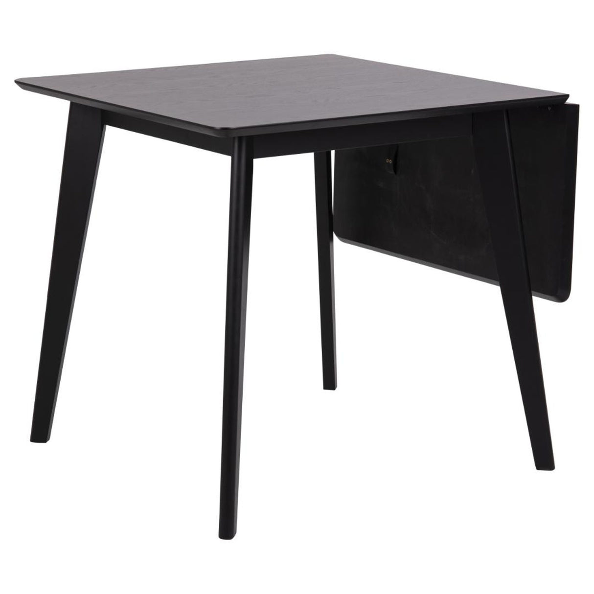 Roxby Matbord 80/120x76x80 cm Svart